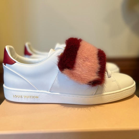 Louis Vuitton Women’s Fur Trimmed Sneakers - Picture 5 of 10
